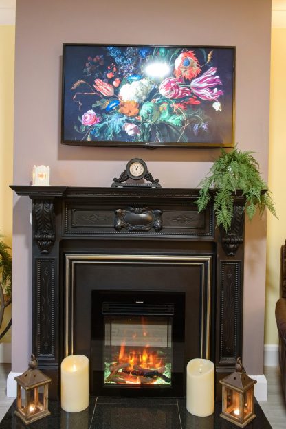 carrick self-catering accommodation fire place